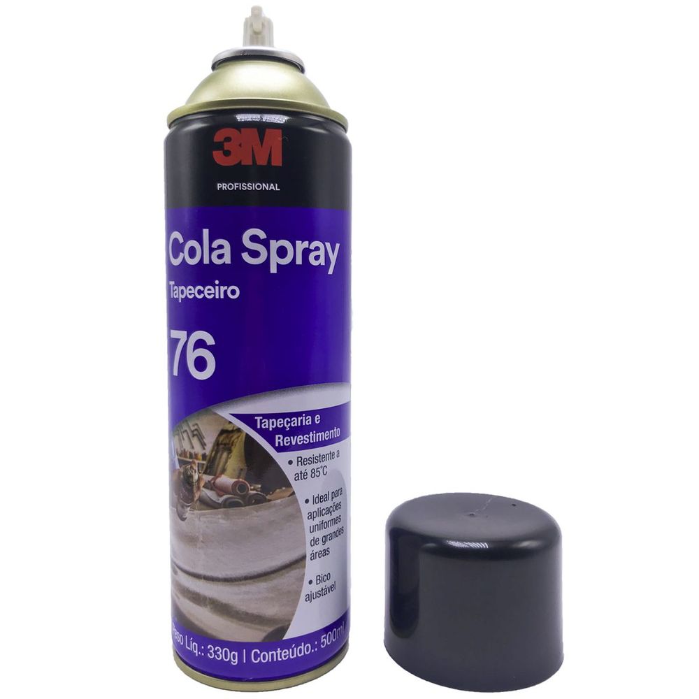 COLA ADESIVO SPRAY 76 LT 330G TAPECEIRO 3M HB004539704