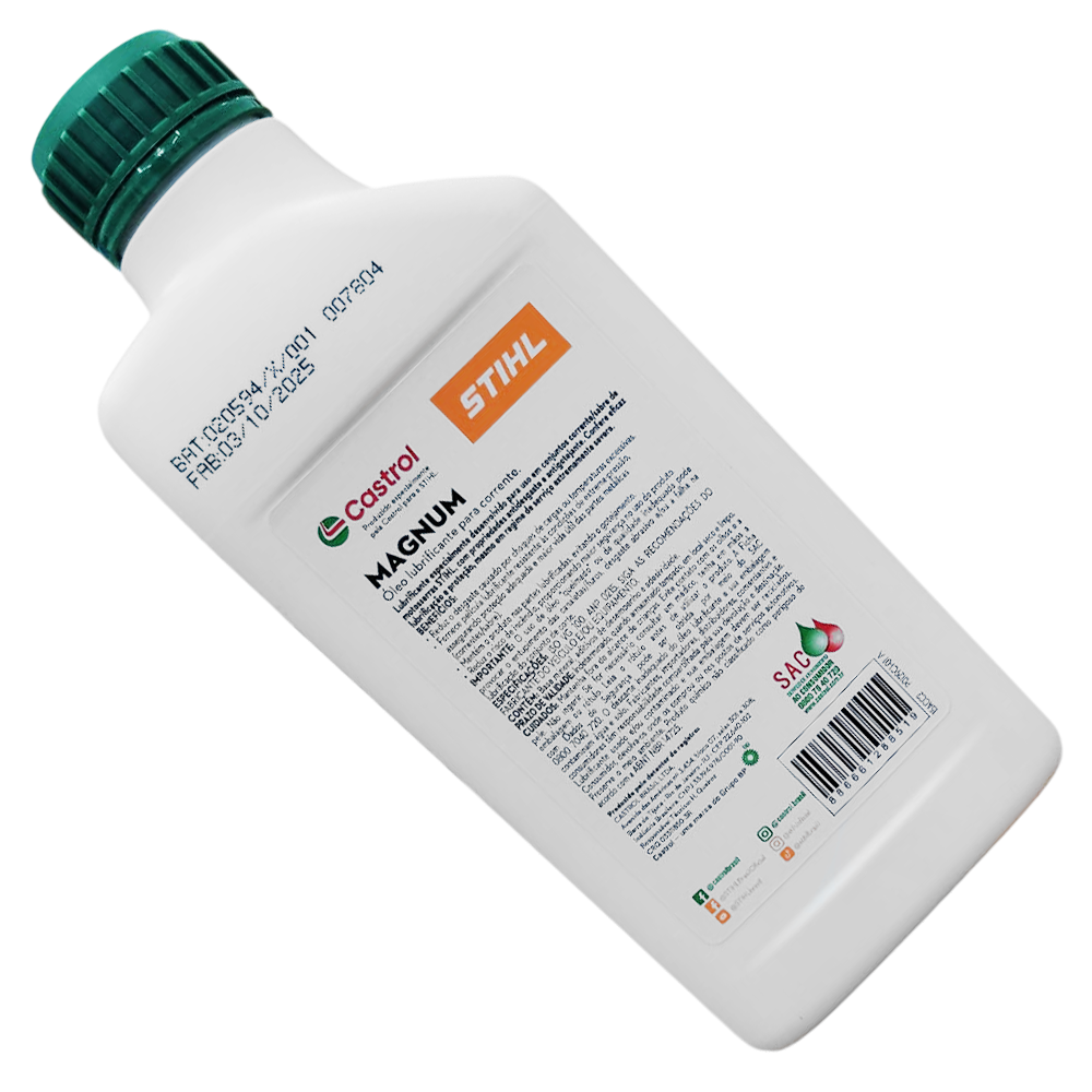 ÓLEO LUBRIFICANTE PARA CORRENTE MOTOSSERRA STIHL 7030-516-0000 MAGNUM 1L - Imagem 2