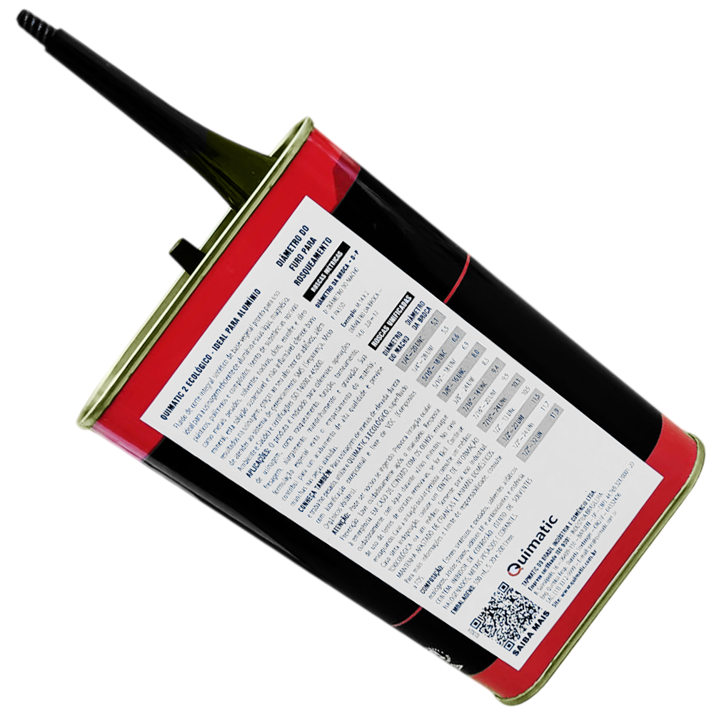 FLUIDO DE CORTE PARA ALUMINIO TIPO2 QUIMATIC TAPMATIC AG1 - 500ML - Imagem 2