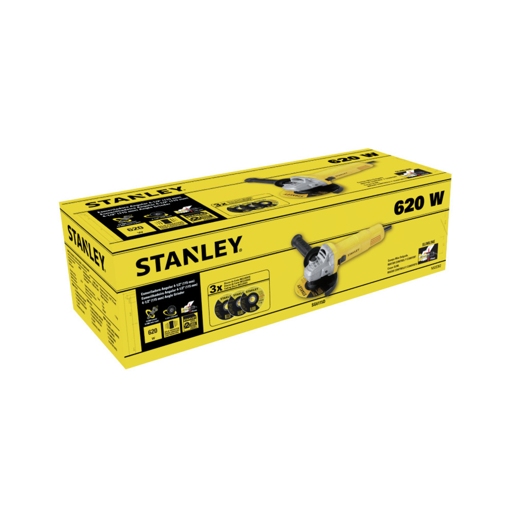 ESMERILHADEIRA ANGULAR STANLEY SG6115DBR