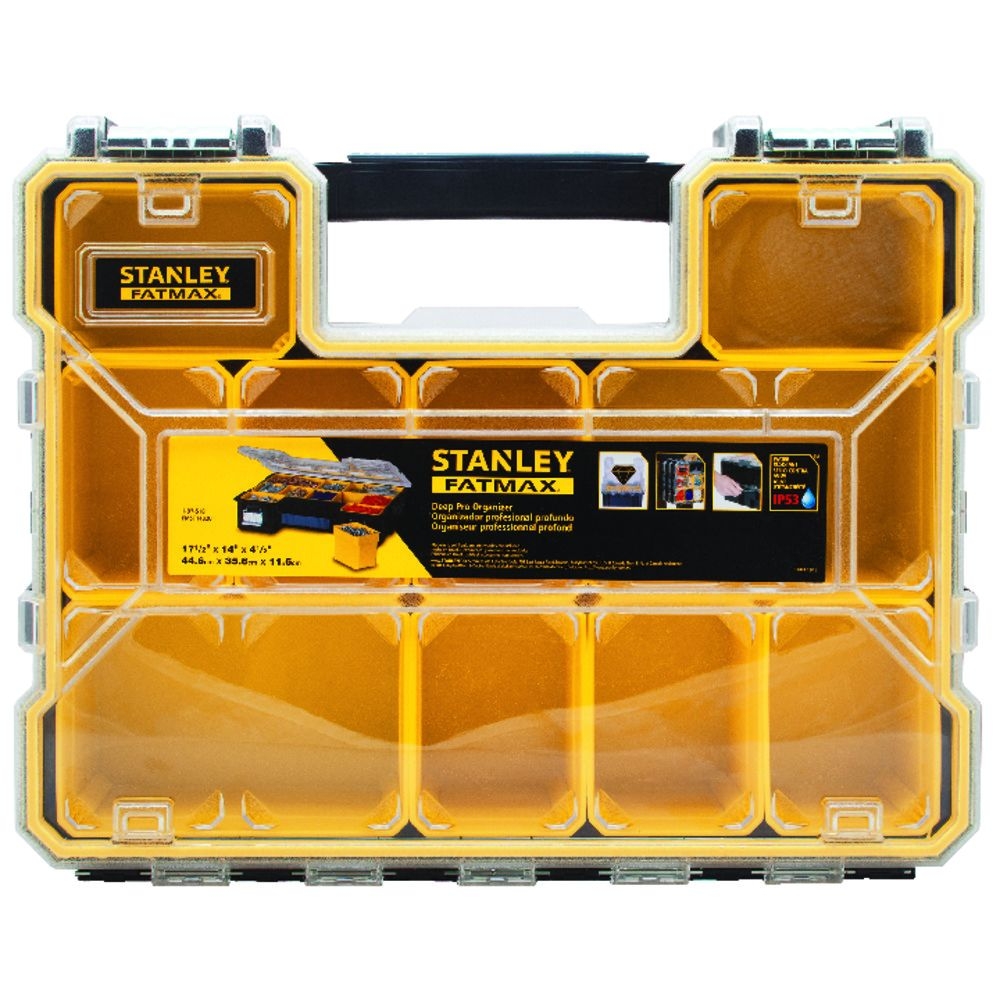 CAIXA ORGANIZADOR PROFUNDO IMPERMEÁVEL FECHO METÁLICO FATMAX STANLEY FMST14820