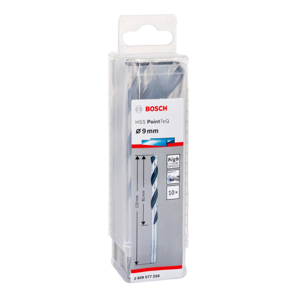 BROCA AR BOSCH POINTTEQ 2608577258 9.00MM *CAIXA COM 10UN*