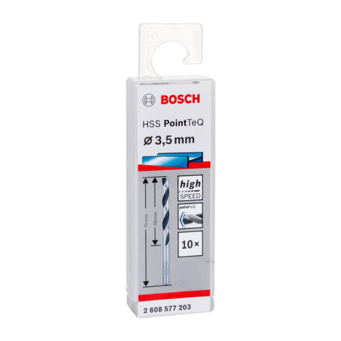 BROCA AR BOSCH POINTTEQ 2608577203 3.50MM *CAIXA COM 10UN*