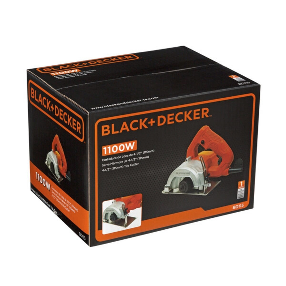 SERRA MARMORE 4.1/2" (115MM) 1.100W 127V - NACIONAL BLACK&DECKER BD115-BR - Image 3