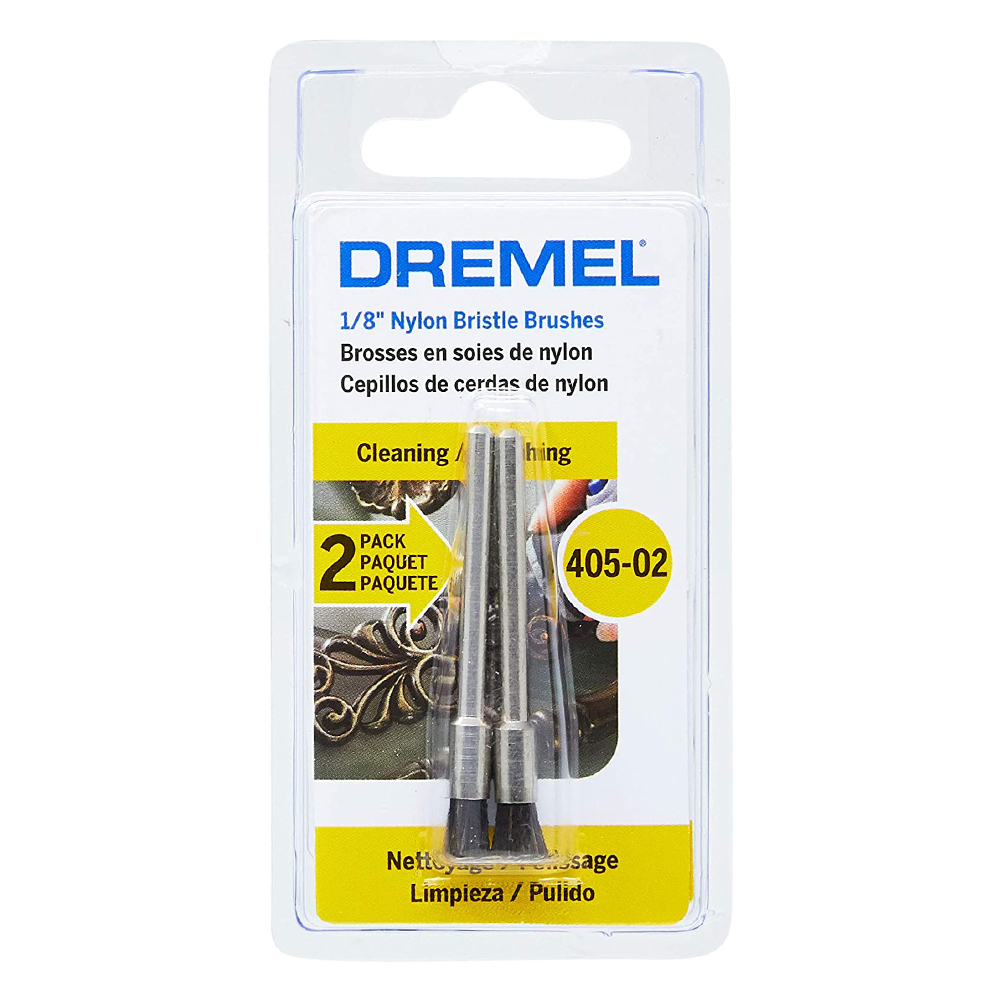 ESCOVA PINCEL DE CERDAS 405 1/8" COM 02 UNIDADE DREMEL 26150405AA