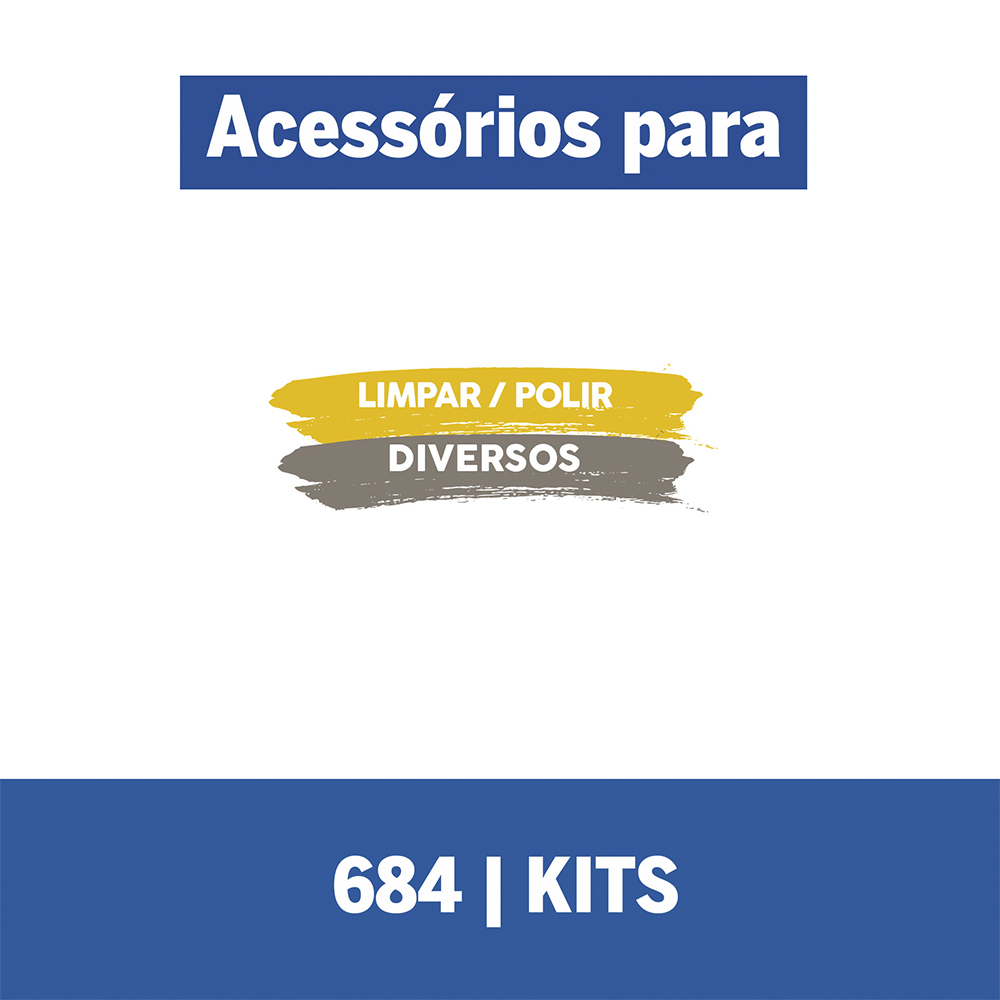 KIT DE ACESSÓRIOS 684-01 PARA LIMPAR E POLIR 20 PEÇAS DREMEL 26150684AA - Image 2