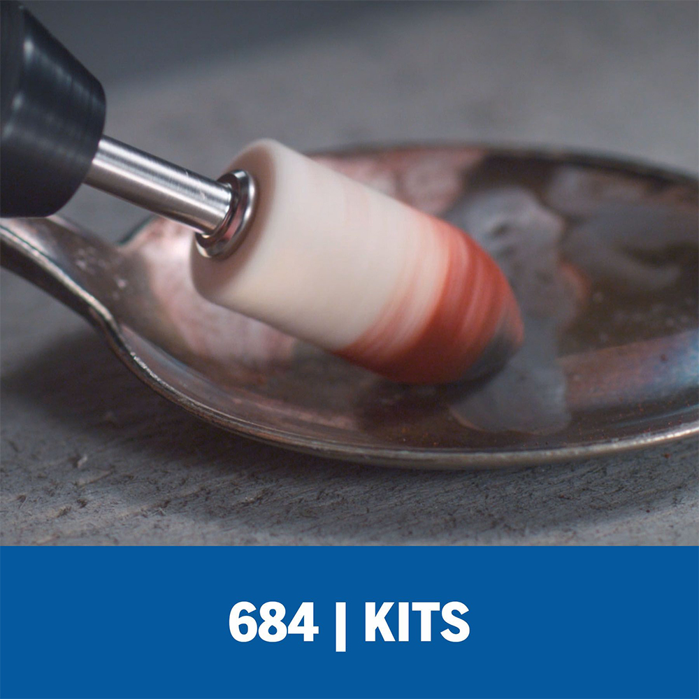 KIT DE ACESSÓRIOS 684-01 PARA LIMPAR E POLIR 20 PEÇAS DREMEL 26150684AA - Image 4