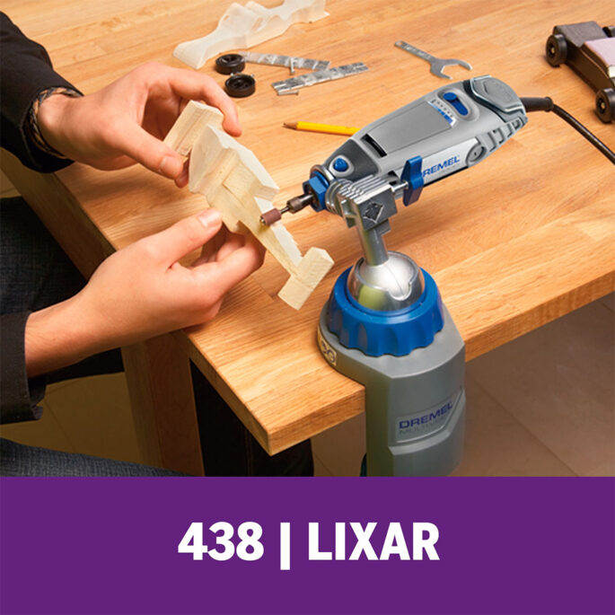 LIXA TUBO 438 GR120 1/4" COM 06 UNIDADE DREMEL 2615000438 - Image 4