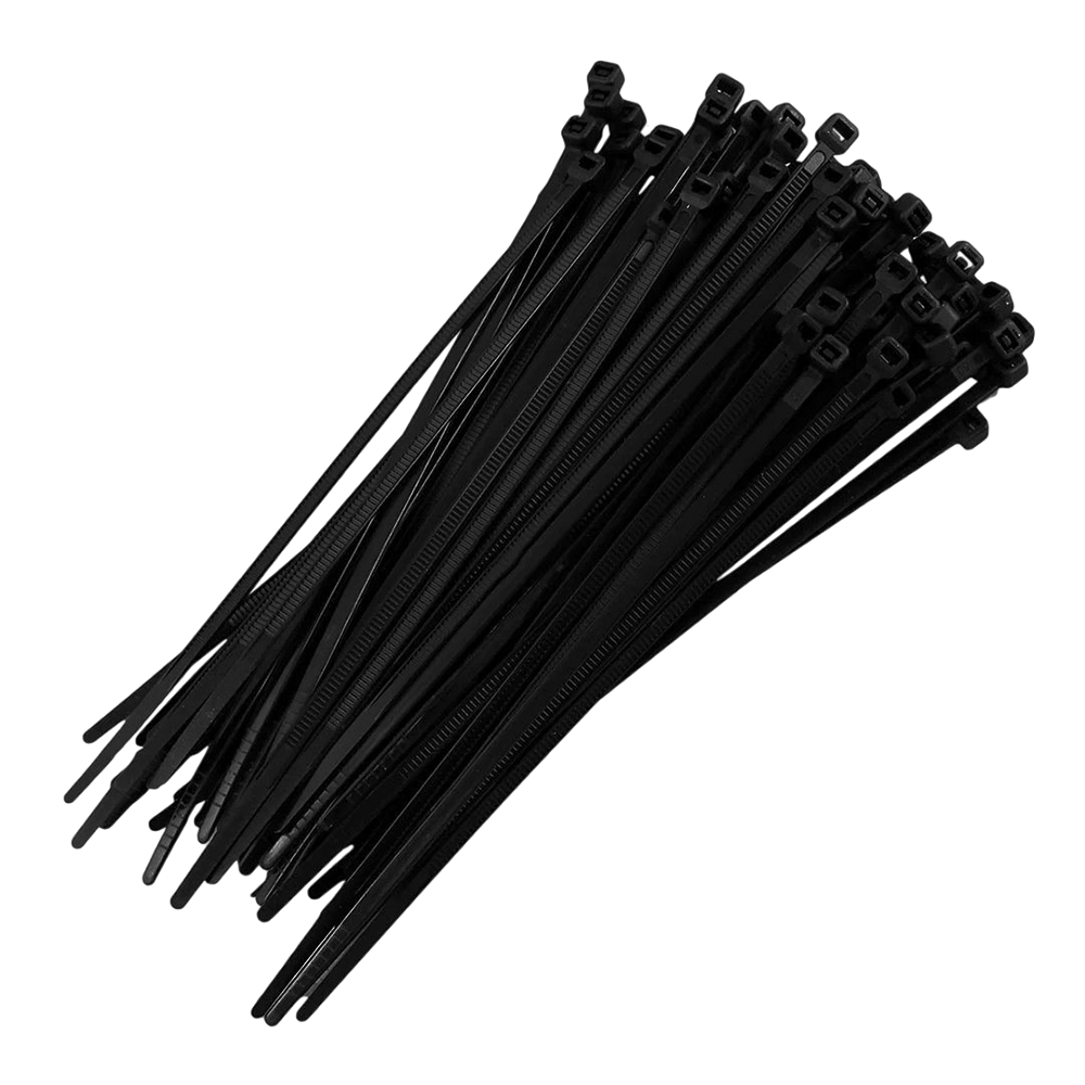 ABRAÇADEIRA DE NYLON PRETO 200MMX4.8MM COM 100 UNIDADES BRASFORT 8869 - Image 2
