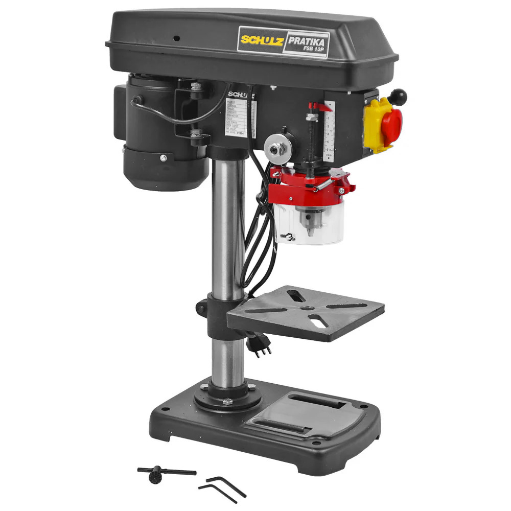 FURADEIRA DE BANCADA 1/2" 1/3HP MONOFASICA 220V FSB 13P PRATIKA SCHULZ 912.0501-0