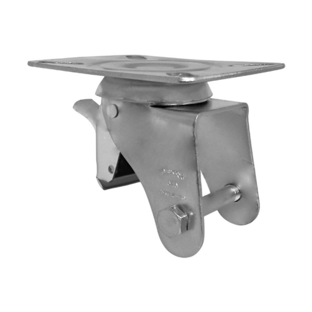 GARFO 4" GIRATORIO COM FREIO GLROA 414 COM EIXO ROD-CAR 108157 - Image 2