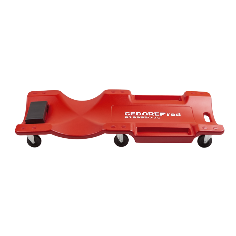 CARRO ESTEIRA VERMELHO PARA MECÂNICO COM ENCOSTO CAPACIDADE 180KG - GEDORE RED 3301876 R19352000 - Image 4
