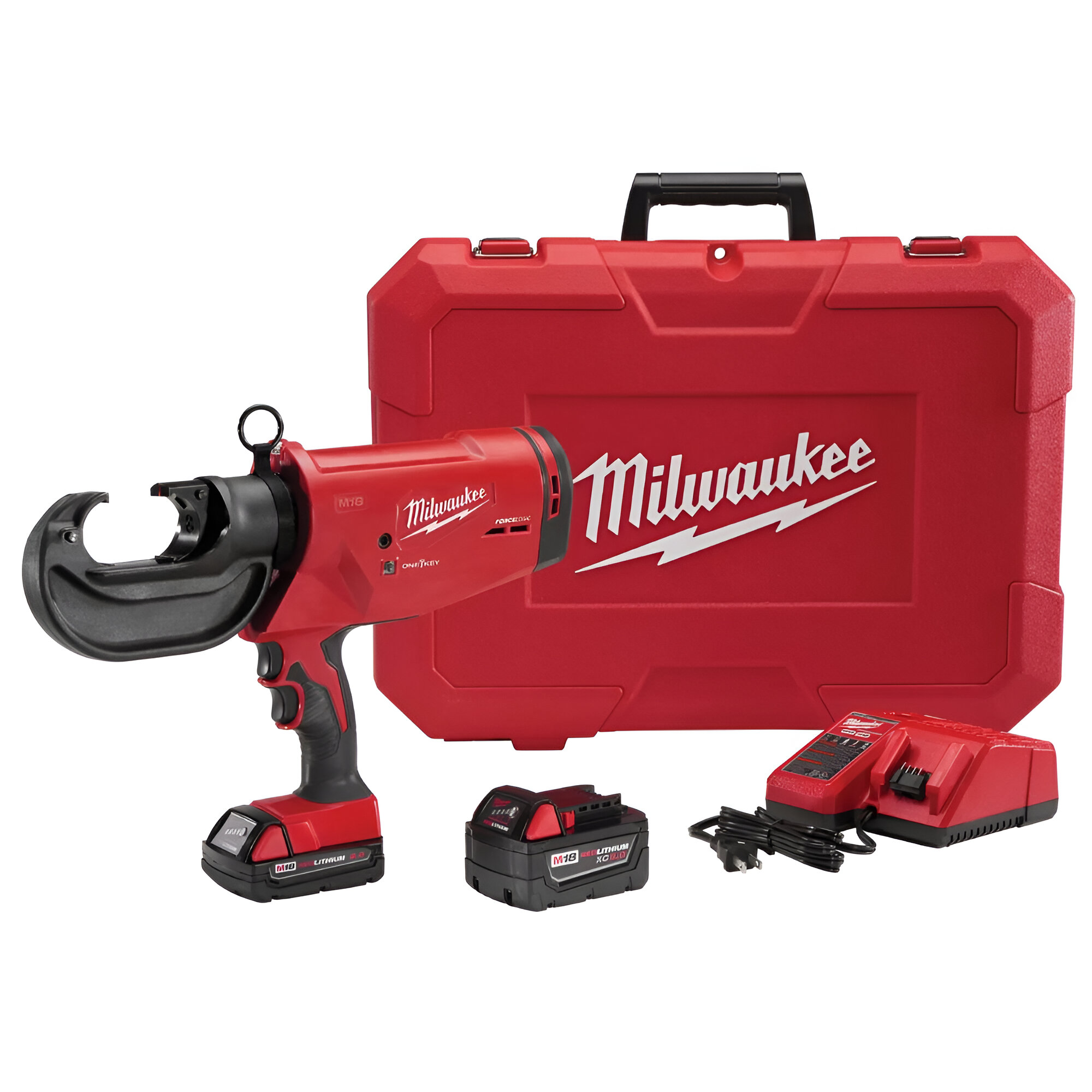 ALICATE CRIMPADOR 12T COM 2 BATERIAS M18 FORCE LOGIC MILWAUKEE 2779-22