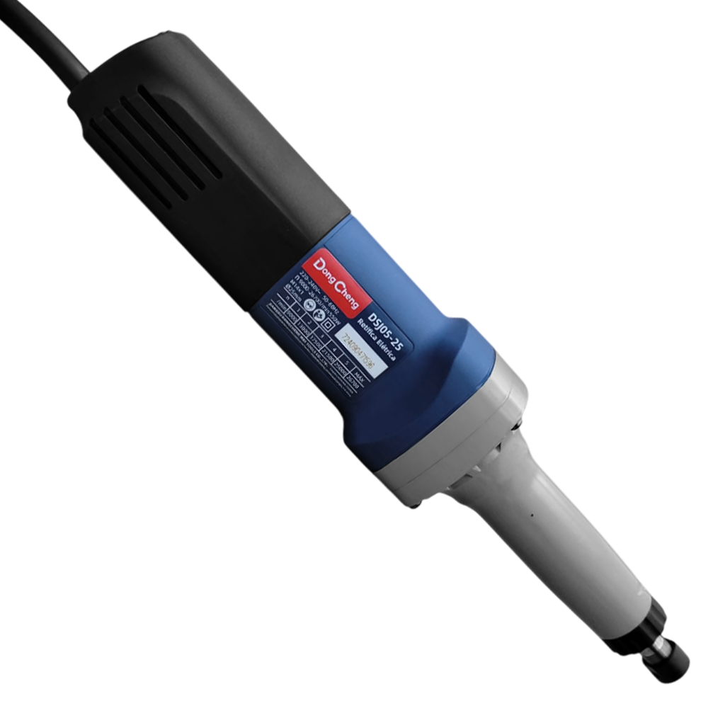 RETIFICA RETA COM PINÇA 25MM E 1" 550W DONGCHENG DSJ05-25 220V COM CONTROLE DE VELOCIDADE - Imagem 2
