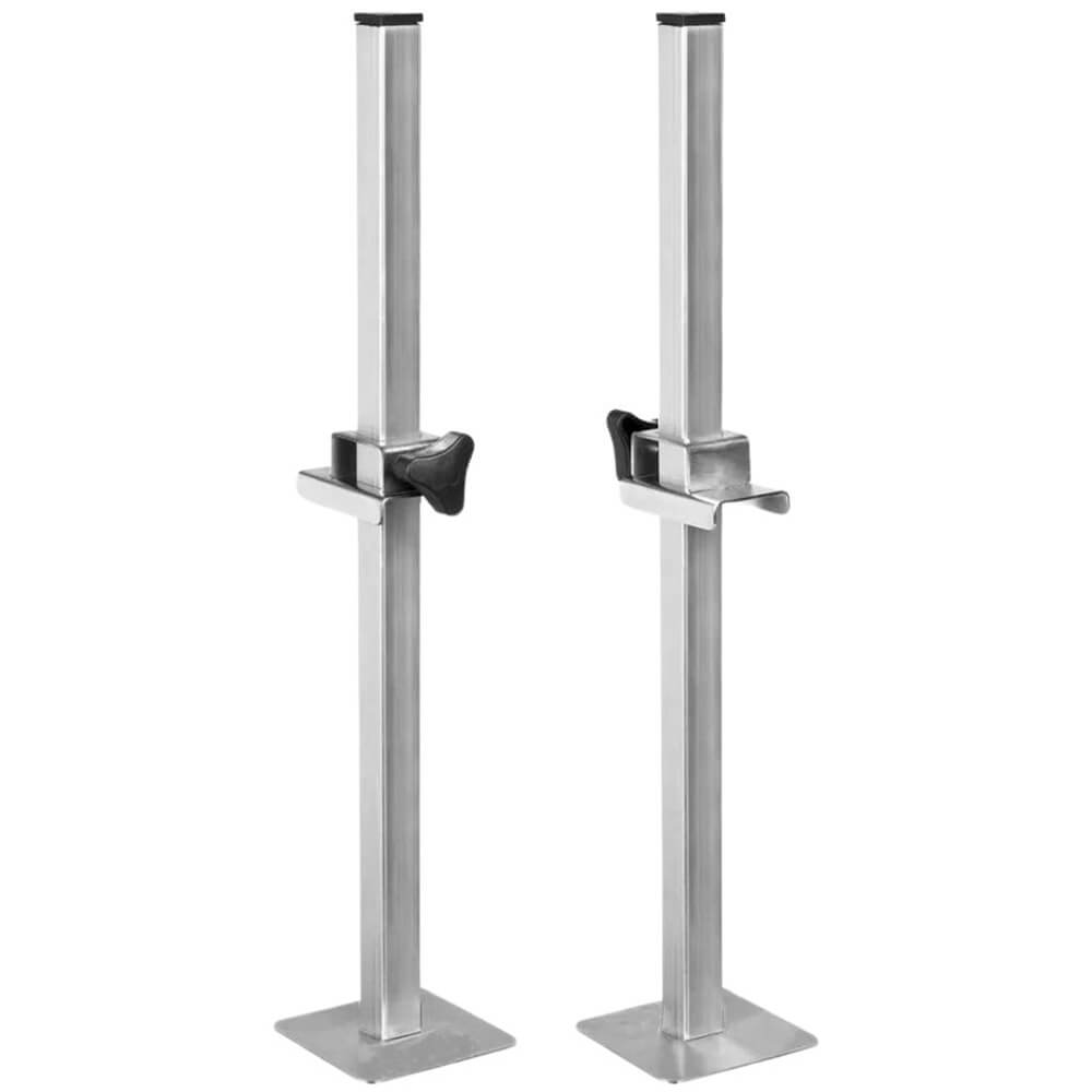 PAR SUPORTE REGULÁVEL NIVELADOR DE REGUA 300MM CORTAG 61588