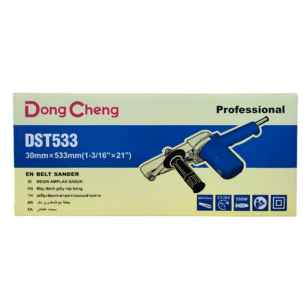 LIXADEIRA DE CINTA 30X533MM 550W DONGCHENG DST533