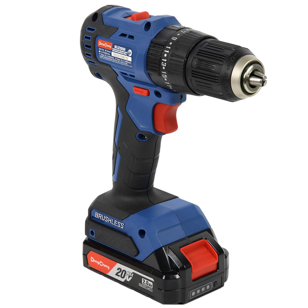 PARAFUSADEIRA/FURADEIRA DE IMPACTO 1/2" 20V DONGCHENG 50NM DCJZ2050I-C2 - Image 3