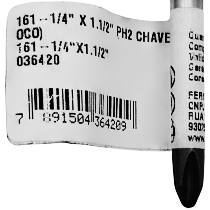 CHAVE PHILIPS TOCO GEDORE 036420 161-1/4X1.1/2 PH2 - Image 3