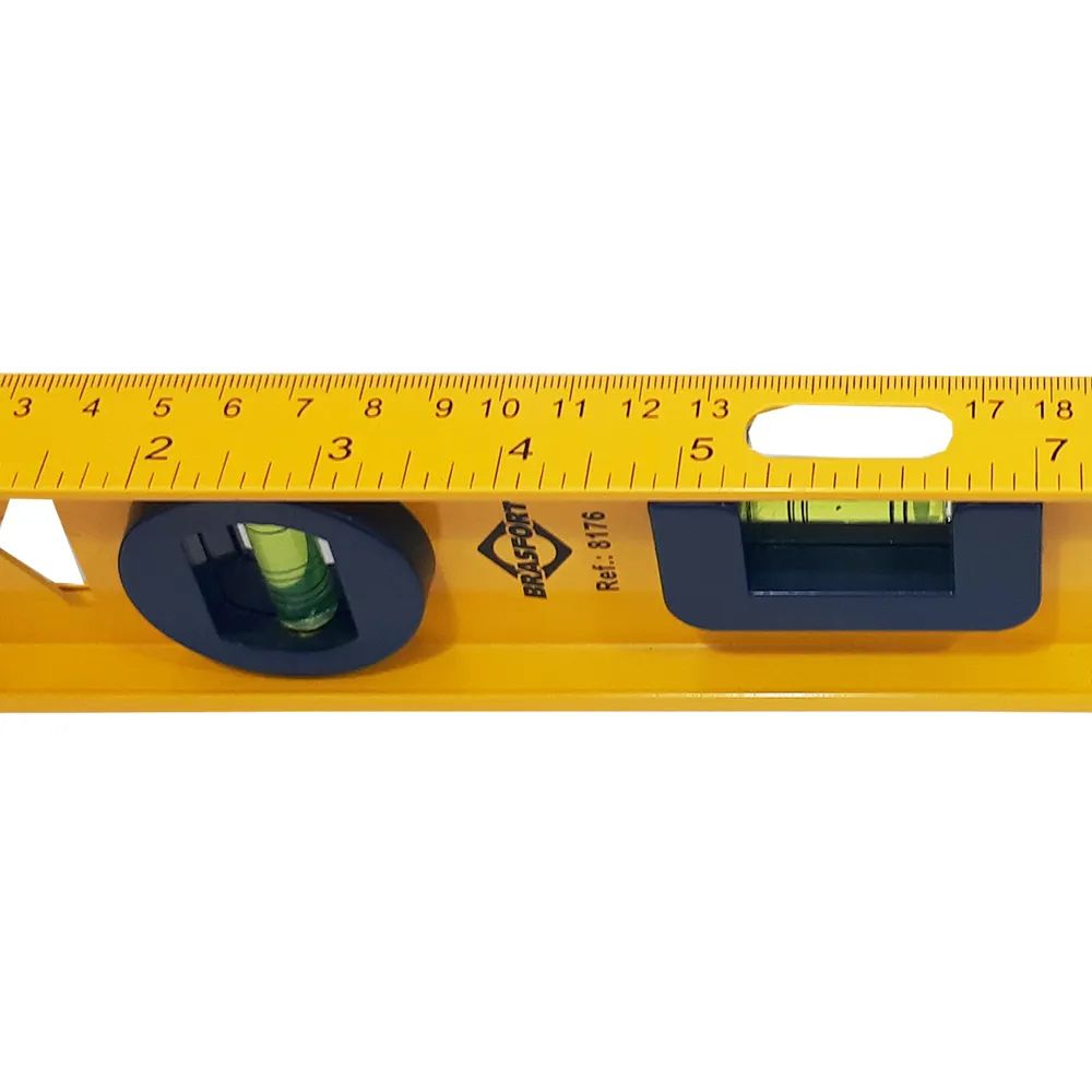 NIVEL ALUMINIO BASE MAGNETICA 12" (300MM) BRASFORT 8176 - Image 4