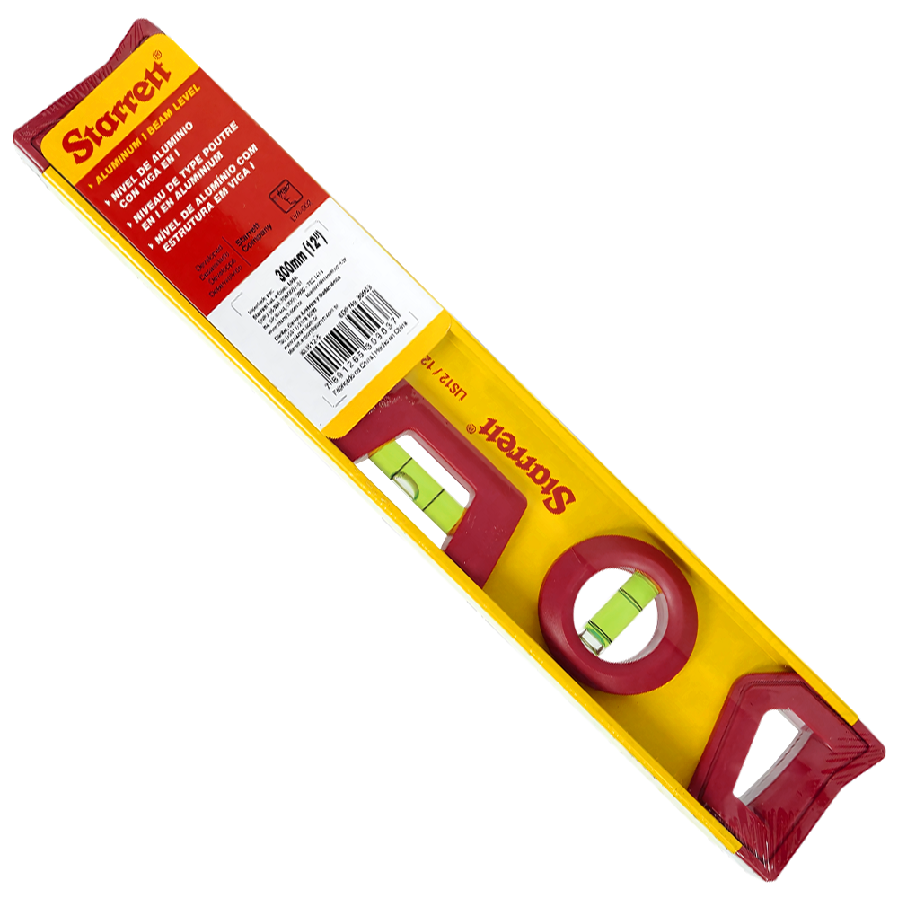 NIVEL BOLHA 12" (300MM) ALUMINIO I-BEAM STARRETT KLIS12-S - Image 3