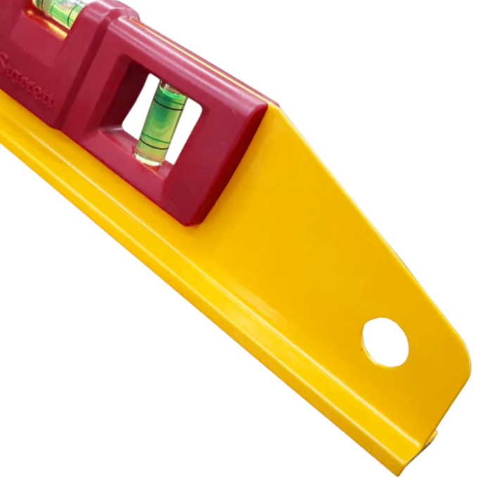 NIVEL BOLHA 12" (300MM) TRAPEZOIDAL DE ALUMINIO COM BASE MAGNETICA COM 3 BOLHAS 1 PRUMO, 1 NIVEL, 1 45° STARRETT KLTS-12 - Image 4