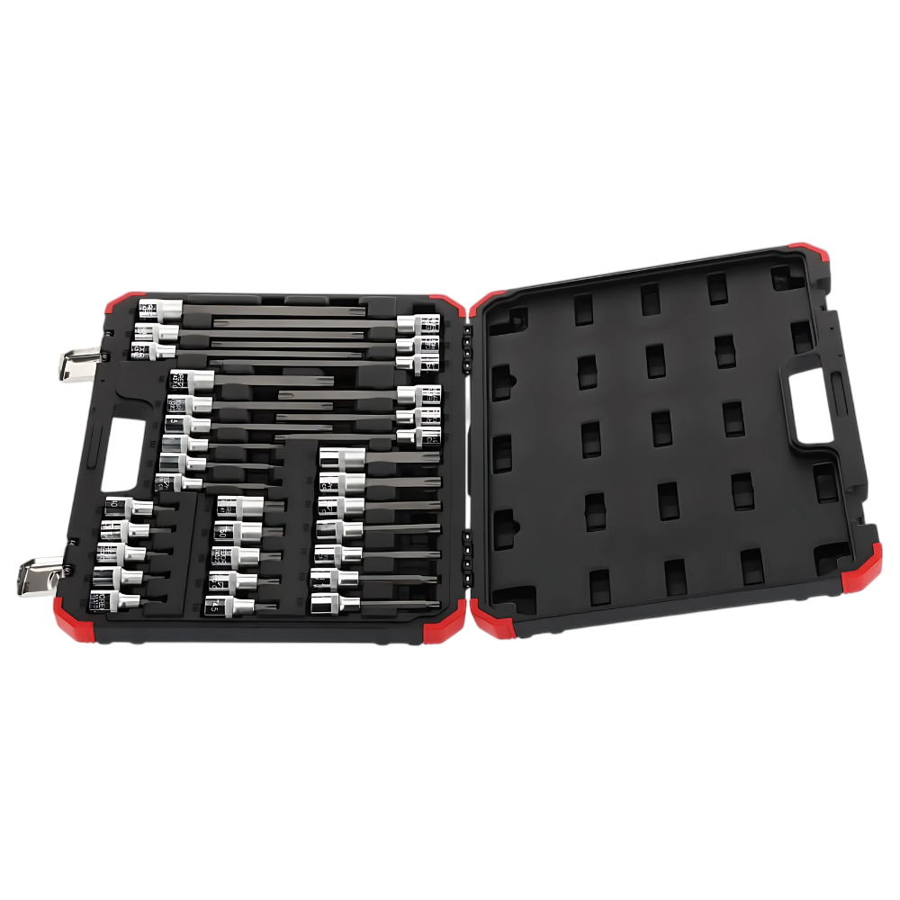 JOGO DE SOQUETES TORX T20 A T70 1/2" TX COM 32 PEÇAS 3301577 R68003032 GEDORE RED - Image 2