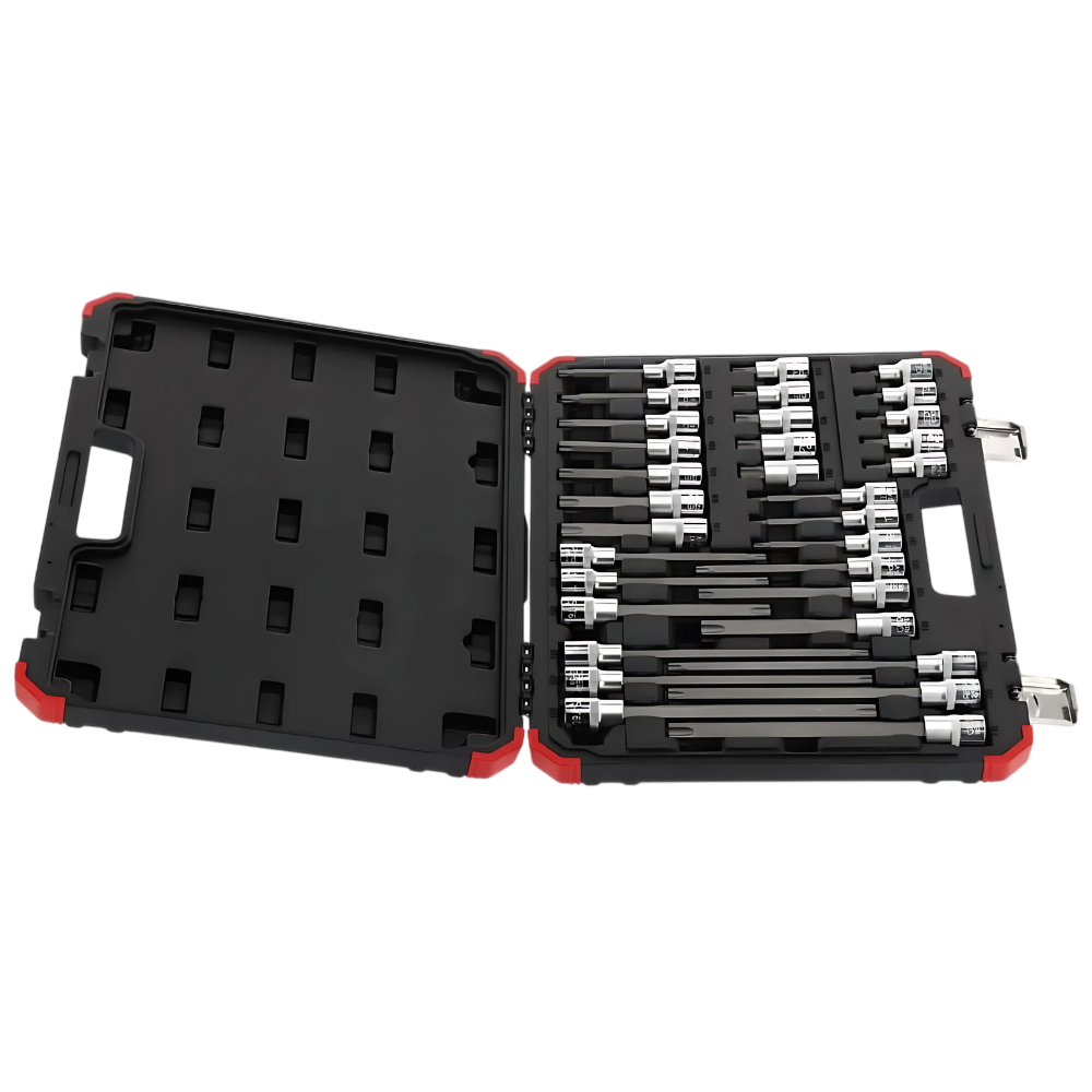 JOGO DE SOQUETES TORX T20 A T70 1/2" TX COM 32 PEÇAS 3301577 R68003032 GEDORE RED - Image 5