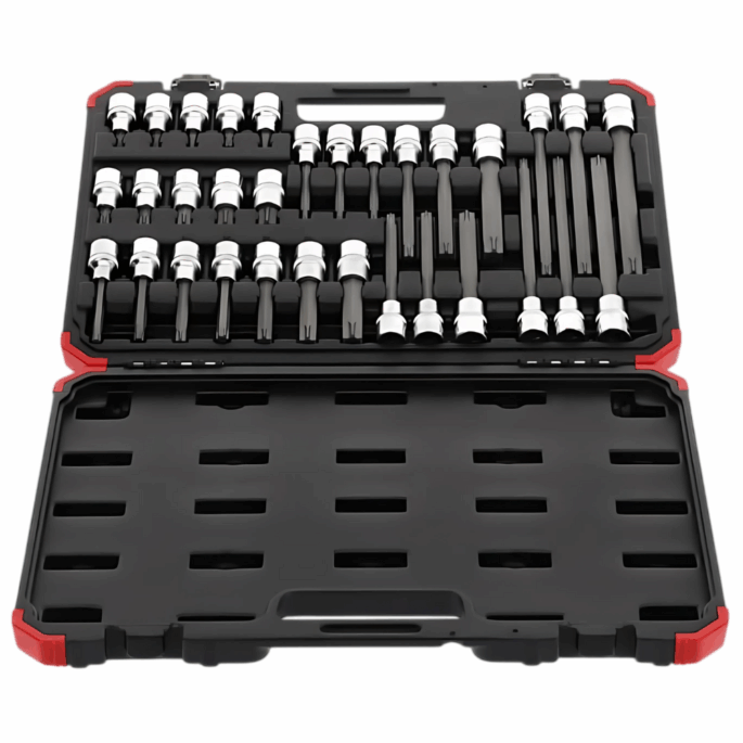 JOGO DE SOQUETES TORX T20 A T70 1/2" TX COM 32 PEÇAS 3301577 R68003032 GEDORE RED - Image 3