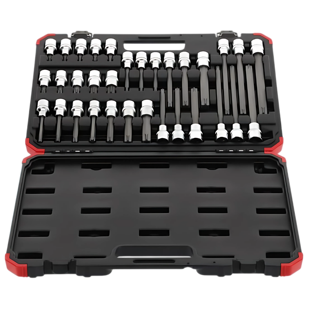JOGO DE SOQUETES TORX T20 A T70 1/2" TX COM 32 PEÇAS 3301577 R68003032 GEDORE RED - Image 3