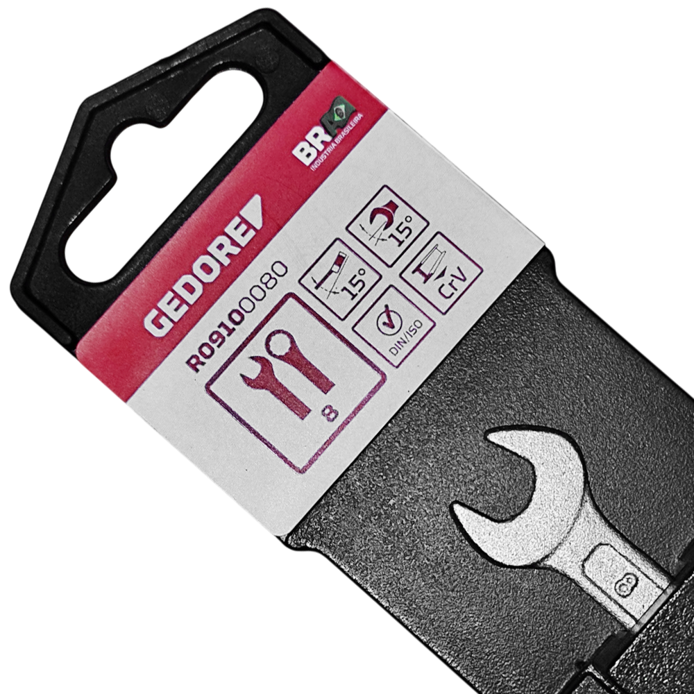 CHAVE COMBINADA 3365104 R09100080 GEDORE RED 08MM - Image 2