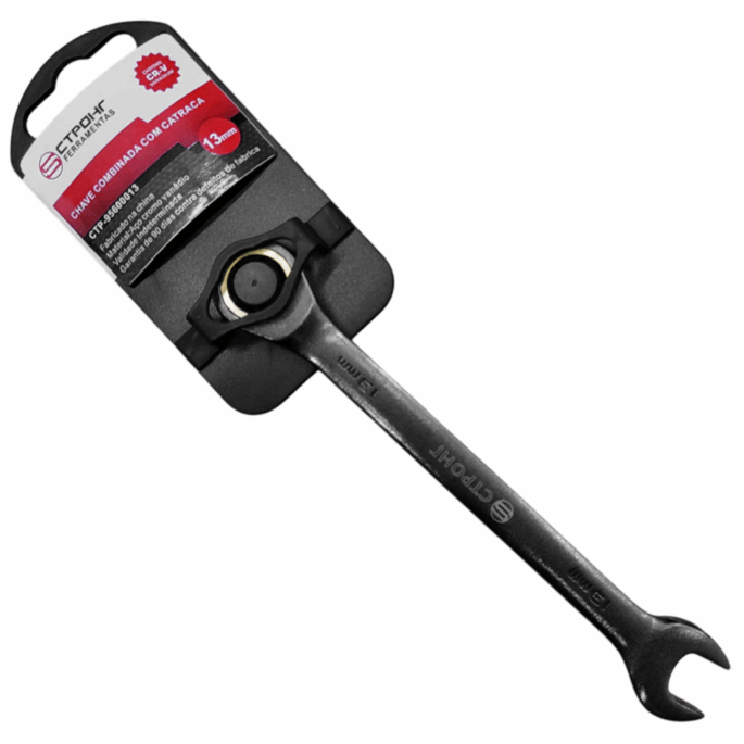 CHAVE COMBINADA COM CATRACA 13MM CTPOHR CTP95600013