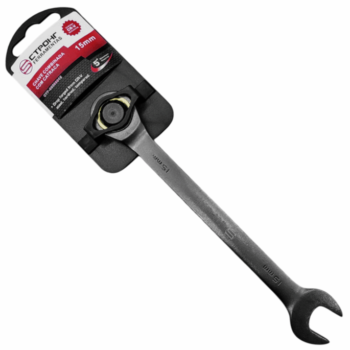CHAVE COMBINADA COM CATRACA 15MM CTPOHR CTP95600015