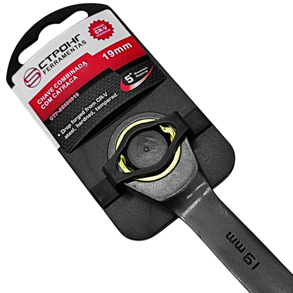 CHAVE COMBINADA COM CATRACA 19MM CTPOHR CTP95600019 - Image 2