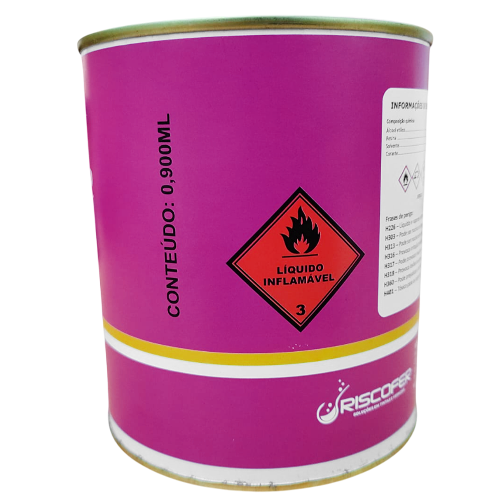 TINTA PARA TRACAGEM 1100/820 900ML RISCOFER AZUL RISCO30 - Image 2