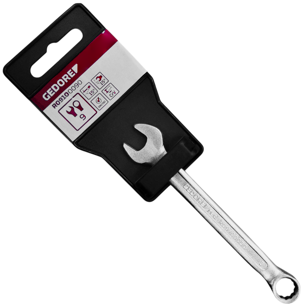 CHAVE COMBINADA 3365105 R09100090 GEDORE RED 09MM
