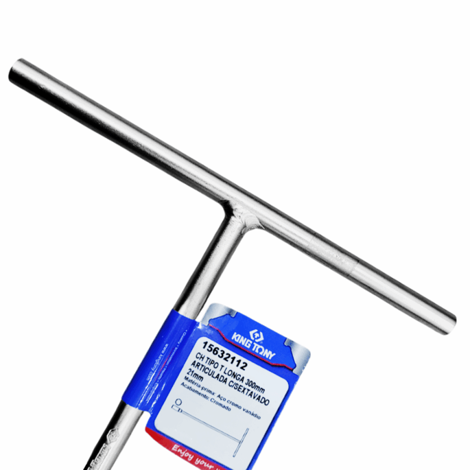 CHAVE DE VELA CABO T 300MM ARTICULADA - 21MM COM BORRACHA KINGTONY 15632112 - Image 3
