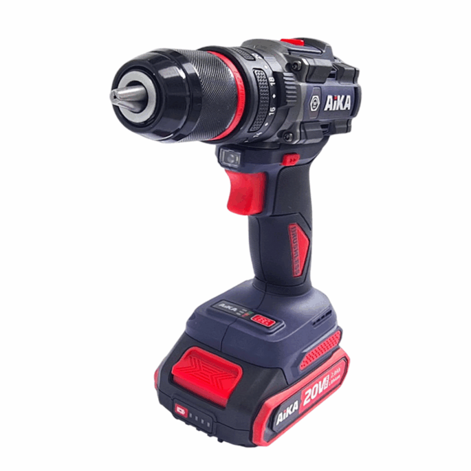 PARAFUSADEIRA/FURADEIRA DE IMPACTO 1/2" A BATERIA 20V AIKA AD-DR13A 60NM - COM 02 BATERIA 2.0AH, CARREGADOR BIVOLT E MALETA - Image 2