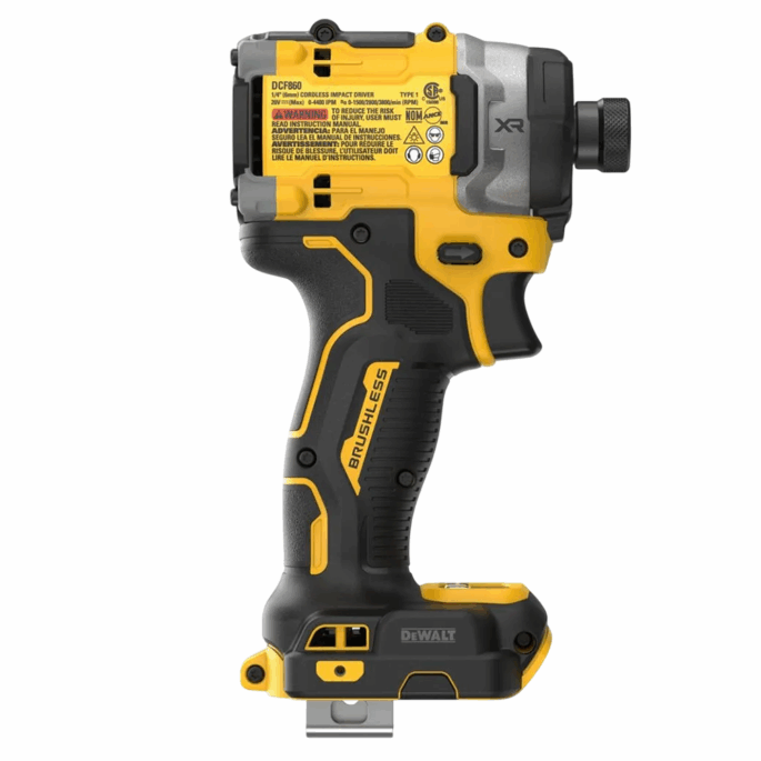 PARAFUSADEIRA DE IMPACTO 1/4" A BATERIA 20V 280NM DEWALT DCF860BB3 - SOMENTE A MAQUINA - Image 3
