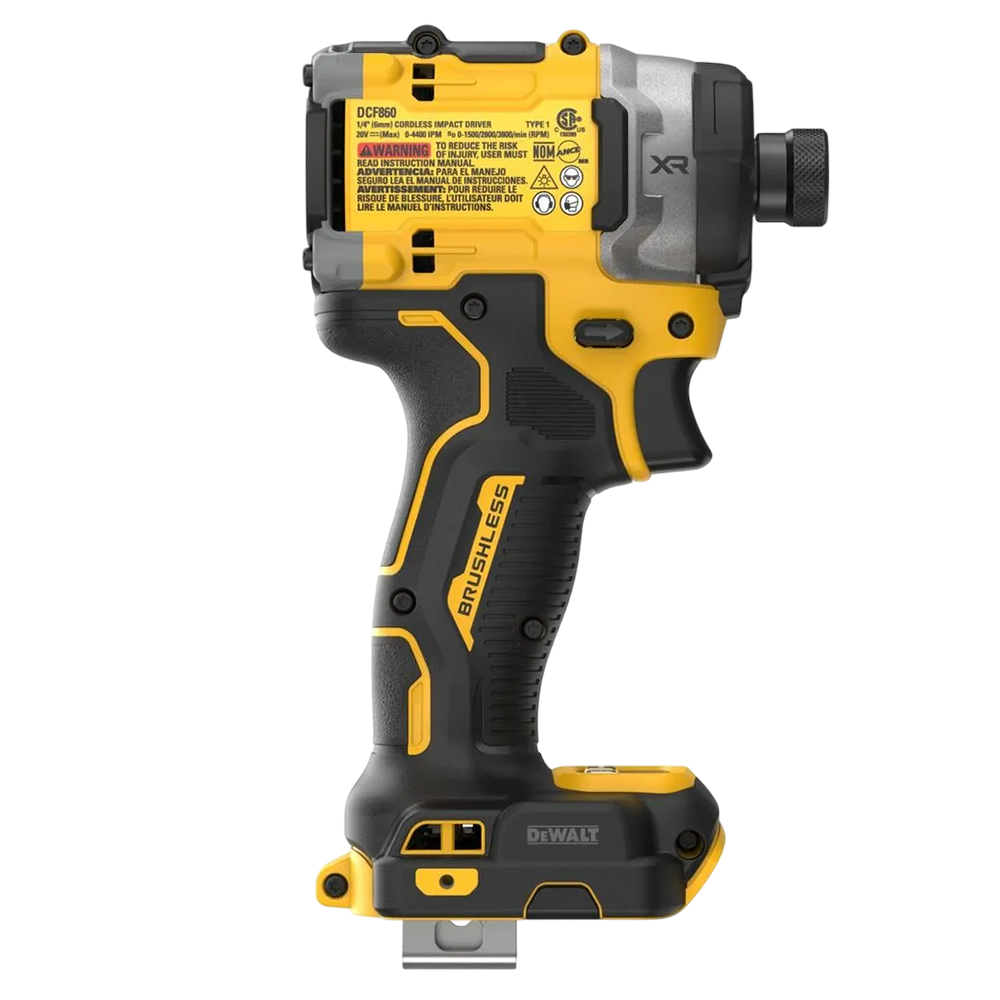 PARAFUSADEIRA DE IMPACTO 1/4" A BATERIA 20V 280NM DEWALT DCF860BB3 - SOMENTE A MAQUINA - Image 3
