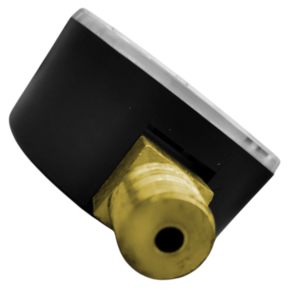 MANOMETRO VERTICAL, MECANICO, METALICO,ESCALA EXTERNA 0-250, ROSCA 1/4", PARA COMPRESSOR DE AR SCHULZ 830.1673-0 - Image 3