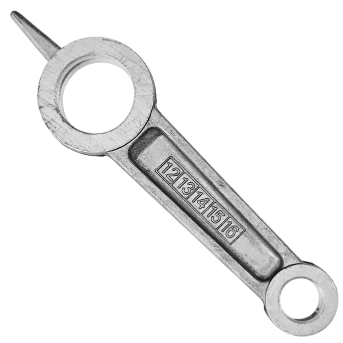 BIELA EM ALUMINIO INJETADO, OLHAL MAIOR 23MM E OLHAL MENOR 12MM CSA8,2 MSI8,5 SCHULZ 709.1960-0/AT