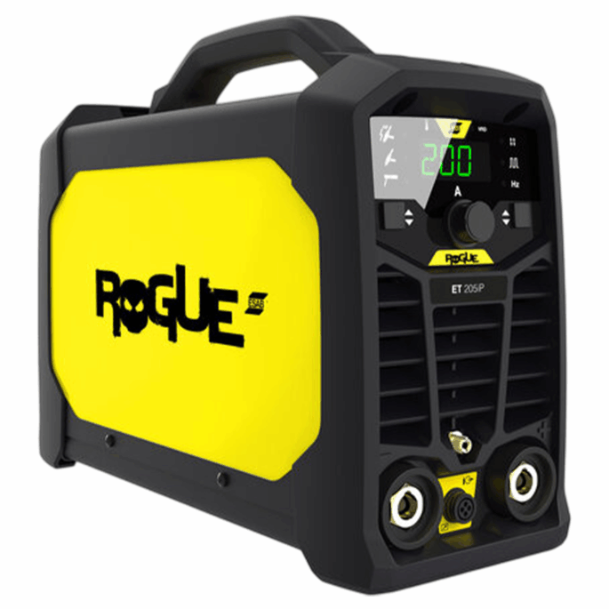 INVERSORA DE SOLDA TIG 200A DC ESAB 0752314 ROGUE LHN ET 205iP - 220V - MODELO ANTIGO ROGUE ET 202iP