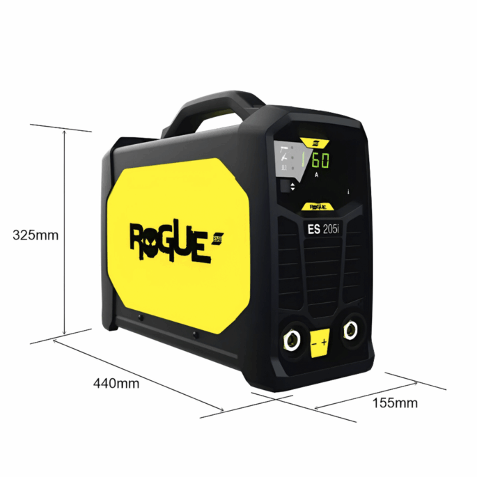 FONTE INVERSORA DE SOLDA 160A ROGUE ES205I DV 110V/220V ESAB 0752316 - MODELO ANTIGO LHN 162I DV - Image 3