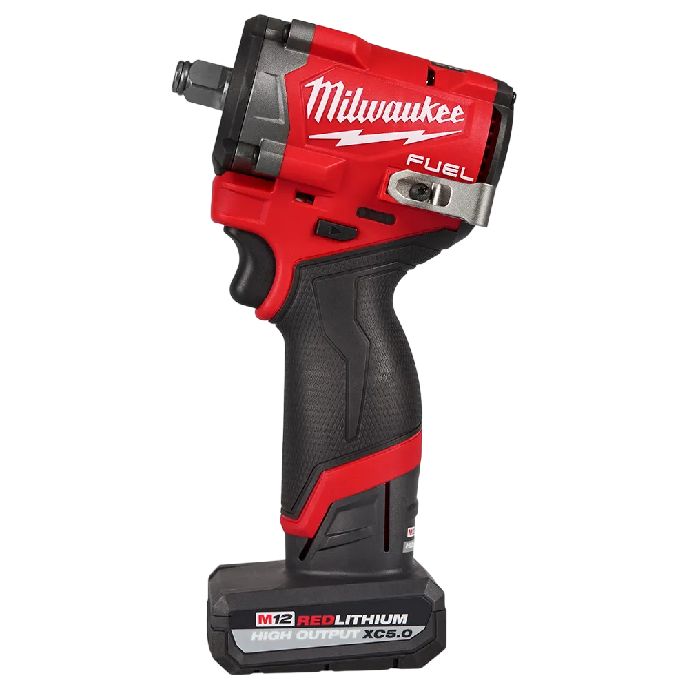 CHAVE DE IMPACTO 1/2" A BATERIA 12V M12 FUEL 542NM MILWAUKEE 2563-159N - COM 01 BATERIA 5.0AH, 01 CARREGADOR E BOLSA - Image 2
