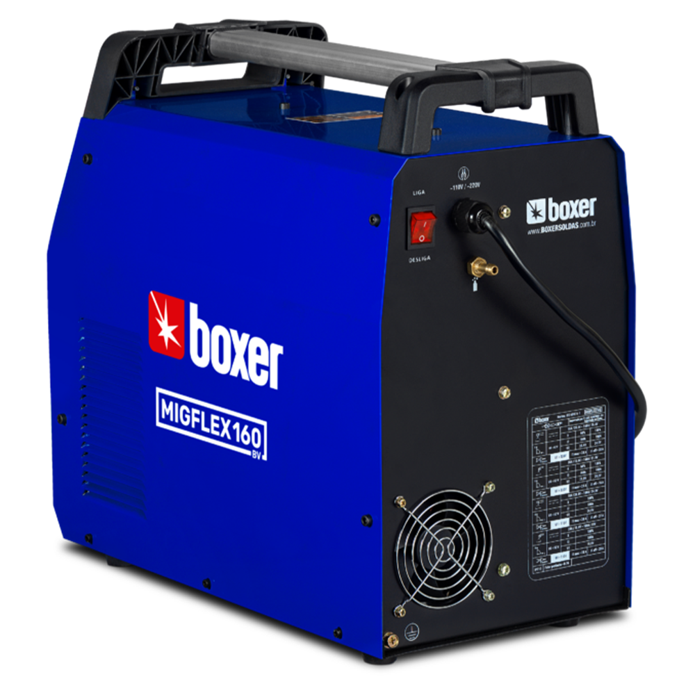 INVERSORA DE SOLDA MIG/MAG MULTIPROCESSO 160A BIVOLT BOXER 99489 MIGFLEX160BV - Image 5