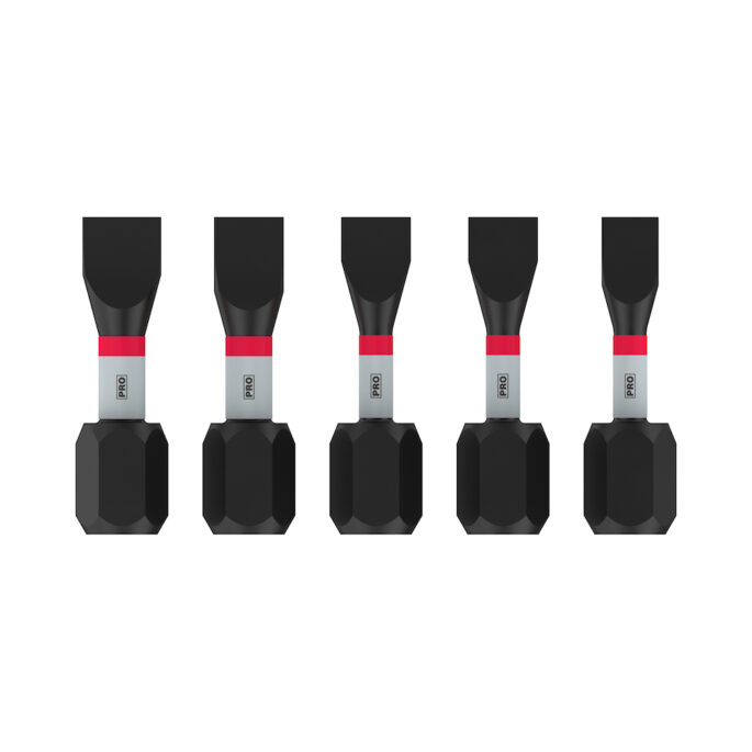 JOGO KIT PONTA BITS FENDA COM 5 PEÇAS (SL0.6x4.5 , SL0.8x5.5(2x) , SL1.0x5.5 , SL1.2x6.5) BOSCH PRO 2608521U60 SL IMPACT SET - Image 4