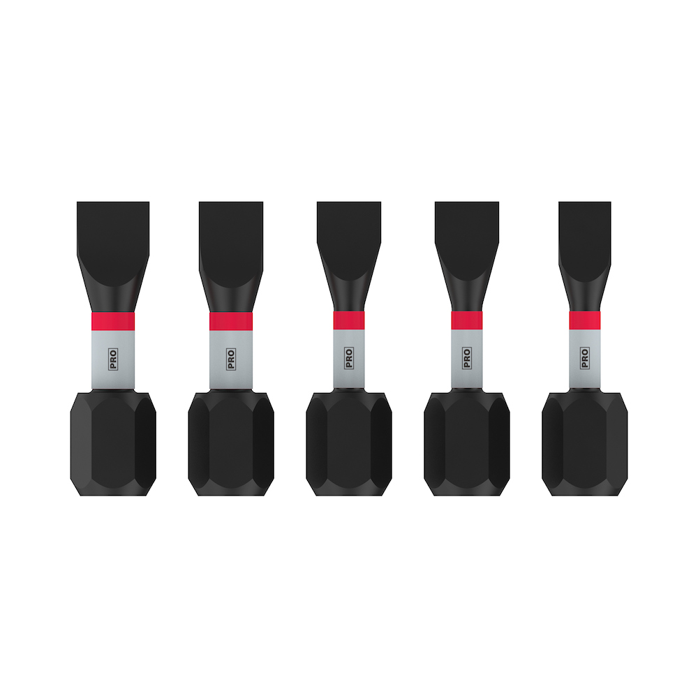 JOGO KIT PONTA BITS FENDA COM 5 PEÇAS (SL0.6x4.5 , SL0.8x5.5(2x) , SL1.0x5.5 , SL1.2x6.5) BOSCH PRO 2608521U60 SL IMPACT SET - Image 4