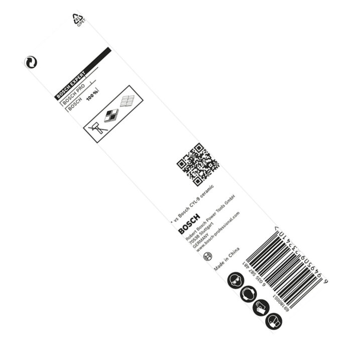 BROCA MULTIMATERIAL EXPERT HEX9 HARD CERAMIC 05X90MM BOSCH 2608900589 - ENCAIXE HEXAGONAL 1/4 - Image 4