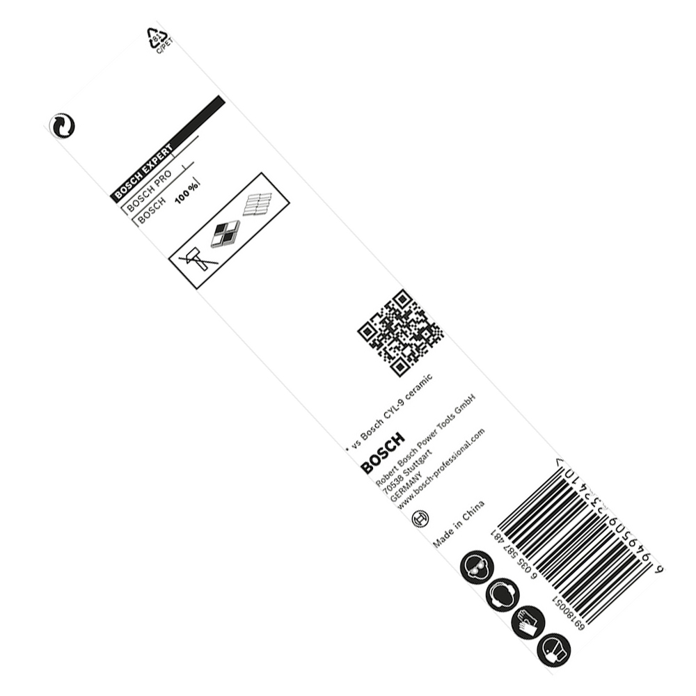 BROCA MULTIMATERIAL EXPERT HEX9 HARD CERAMIC 05X90MM BOSCH 2608900589 - ENCAIXE HEXAGONAL 1/4 - Image 4