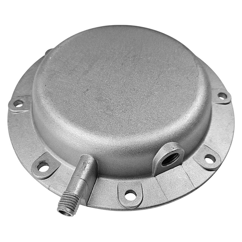 TAMPA EM ALUMINIO, COM ORIFICIOS DE FIXAÇÃO COMPRESSOR DIAFRAGMA ISENTO DE OLEO MS2,2 SCHULZ 033.0019-6/AT